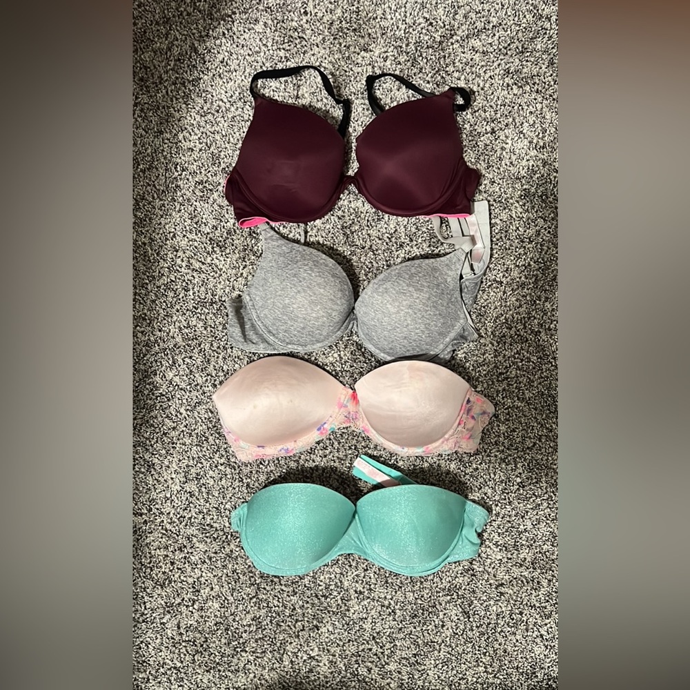 34B Victoria secret pink bras.